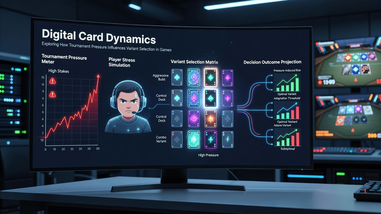 Analytics dashboard displaying player variant choices during tournament progression with reward layers highlighted